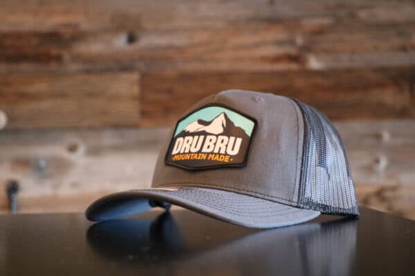 DRU BRU - Mtn Patch Hat - Dark Gray/Black