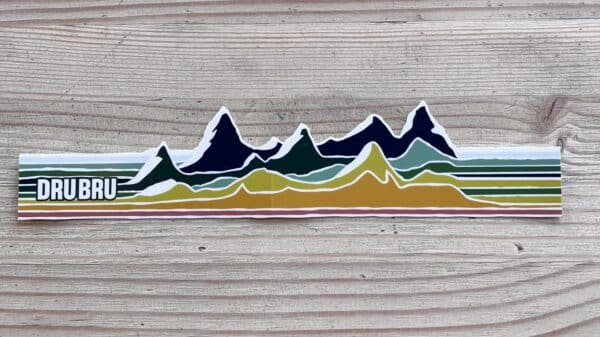 Sticker - 11" Mtn Range