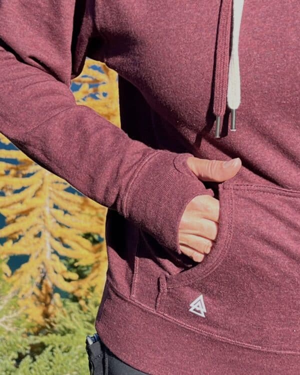 DRU BRU - Maroon Pullover Hoodie - Image 2