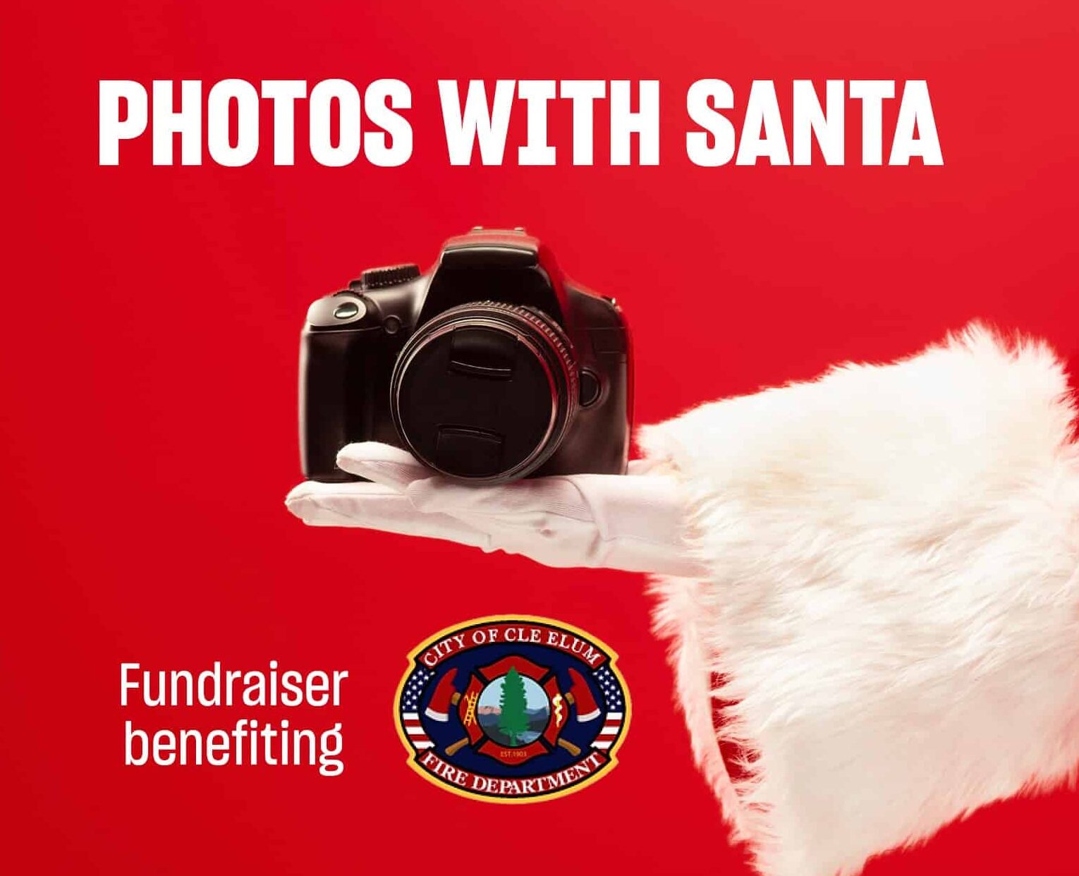 Photos with Santa - Cle Elum Fire Dept. Fundraiser