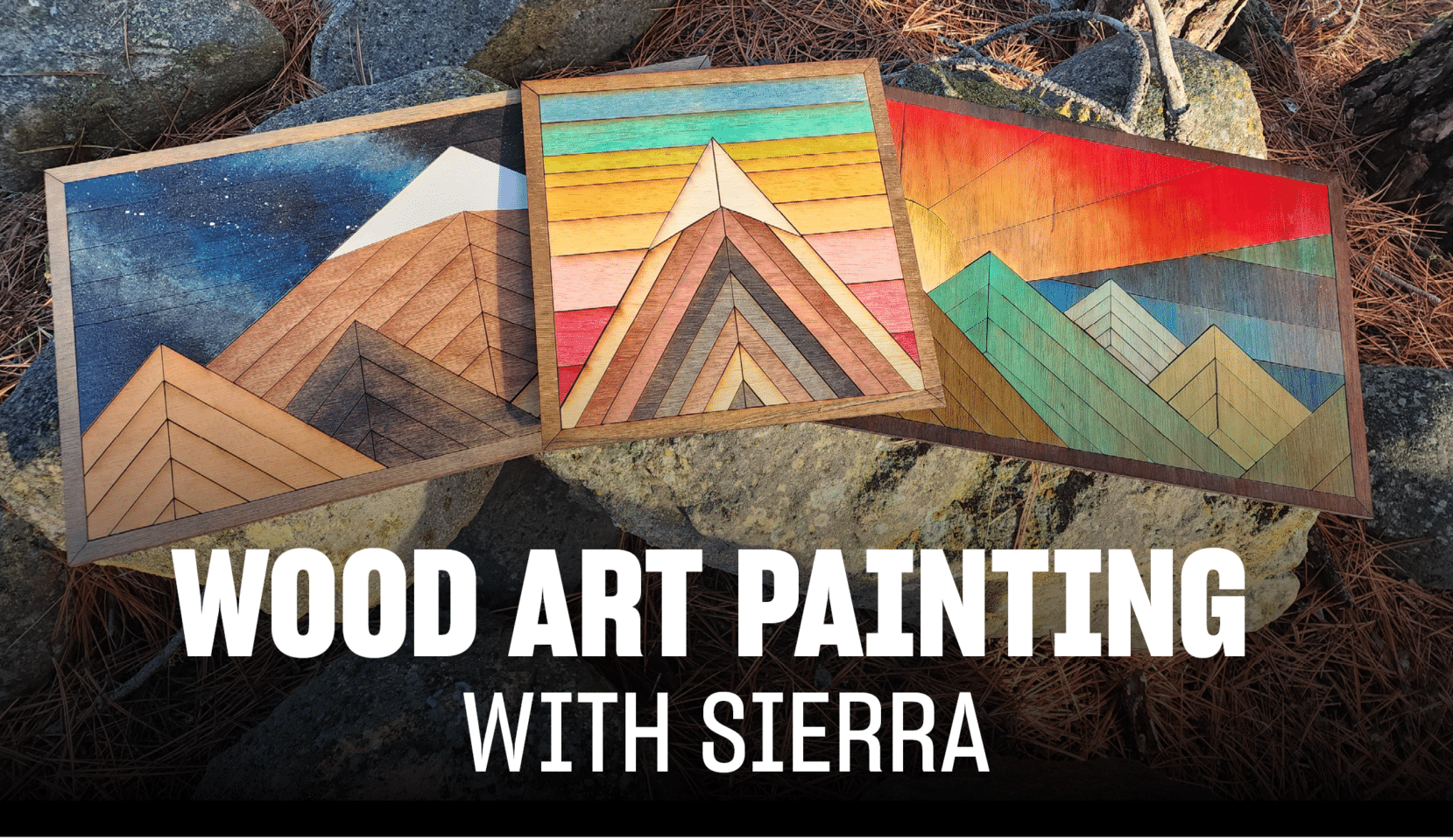 Wood Art Painting with Sierra