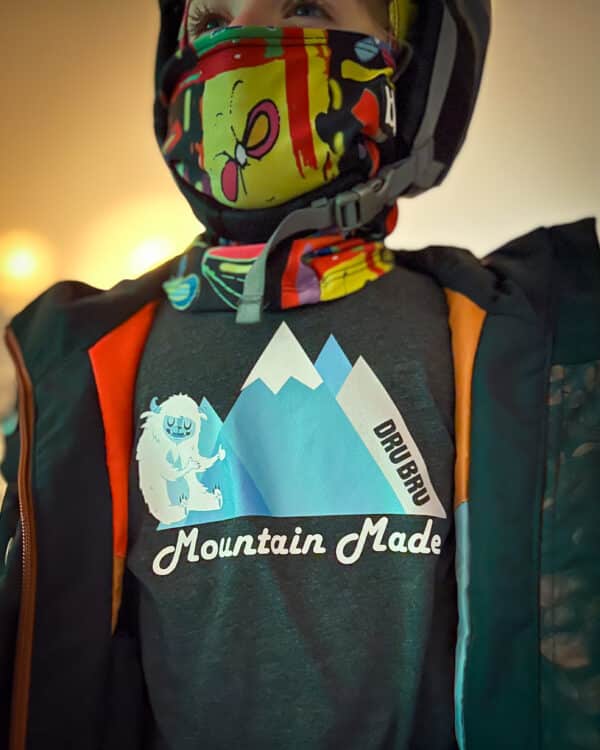 DRU BRU - Lil' Yeti Kids Longsleeve - Image 3
