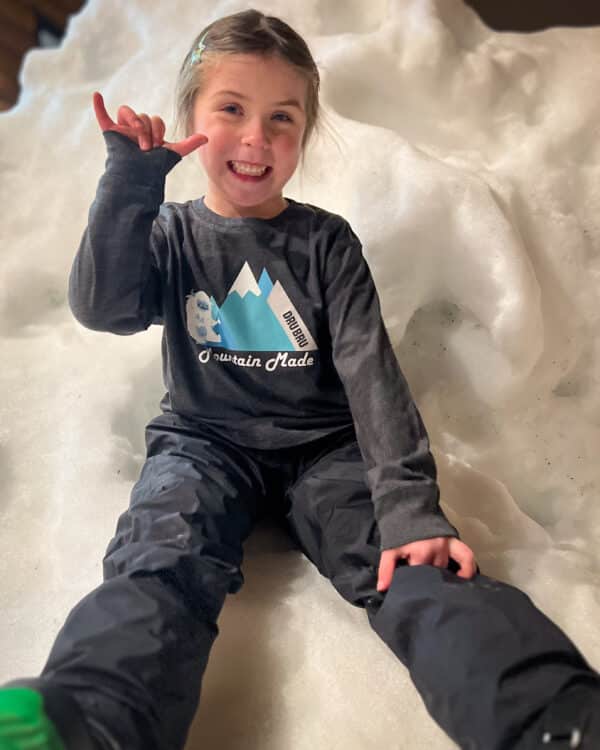 DRU BRU - Lil' Yeti Kids Longsleeve - Image 2