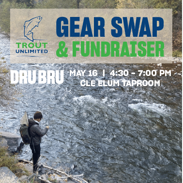 Gear Swap & Fundraiser for Trout Unlimited