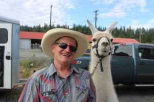 Charlie and his Llama
