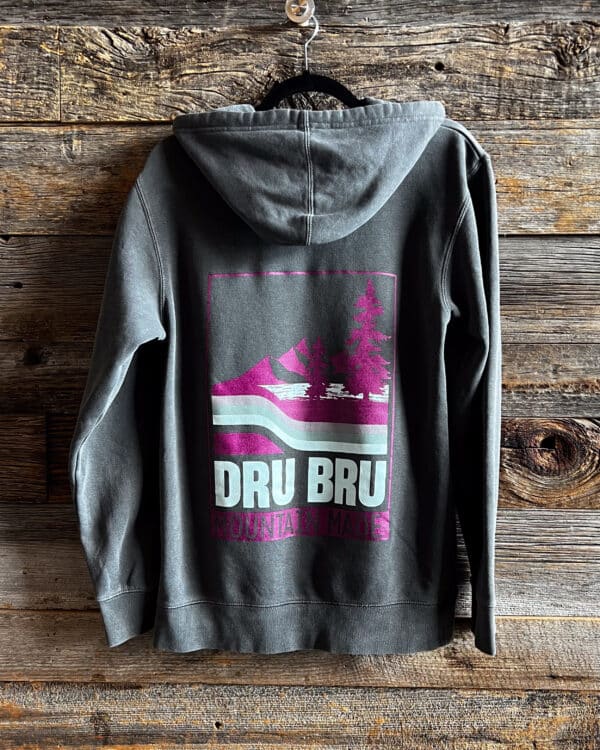 DRU BRU x Spacecraft - Charcoal Hoodie - Image 2