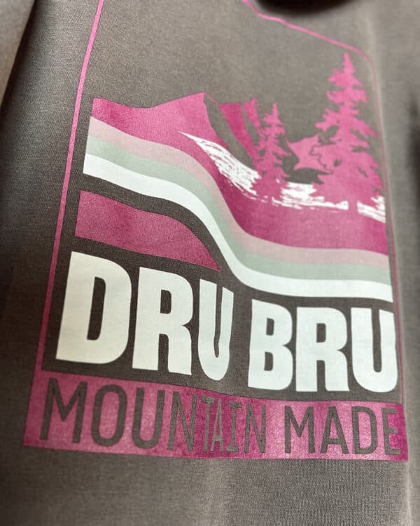 DRU BRU x Spacecraft - Charcoal Hoodie - Image 3