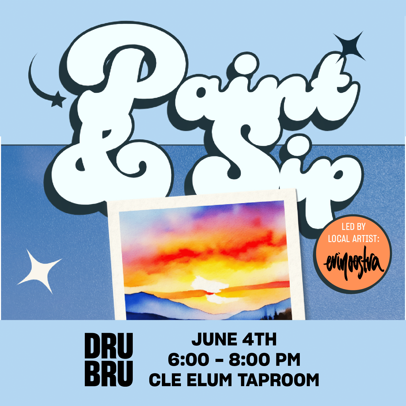 Paint and Sip with Erin Oostra