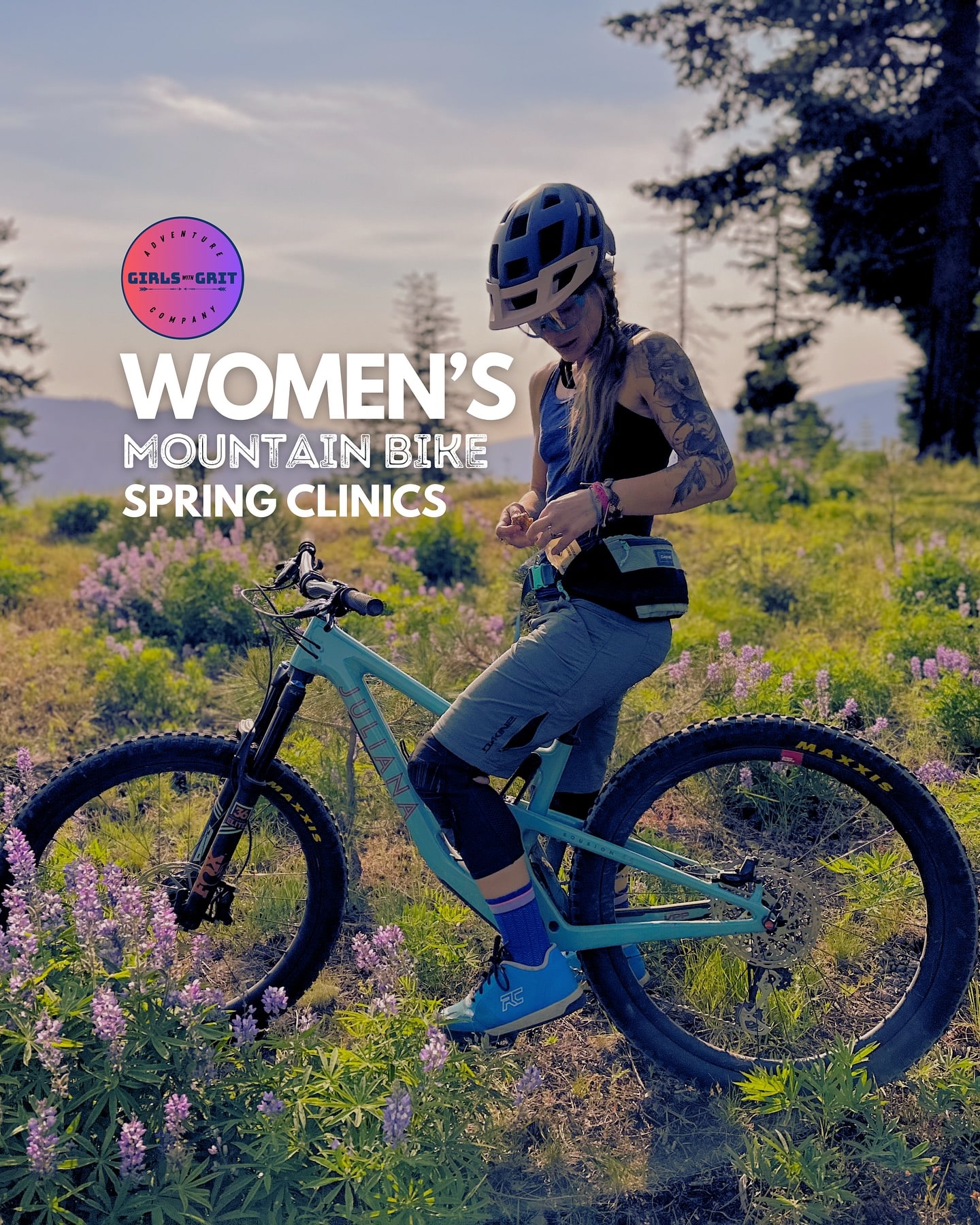 Girls with Grit - Women's Mountain Bike Clinic (Intermediate)