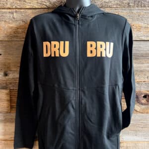 DRU BRU - Black Zip Up