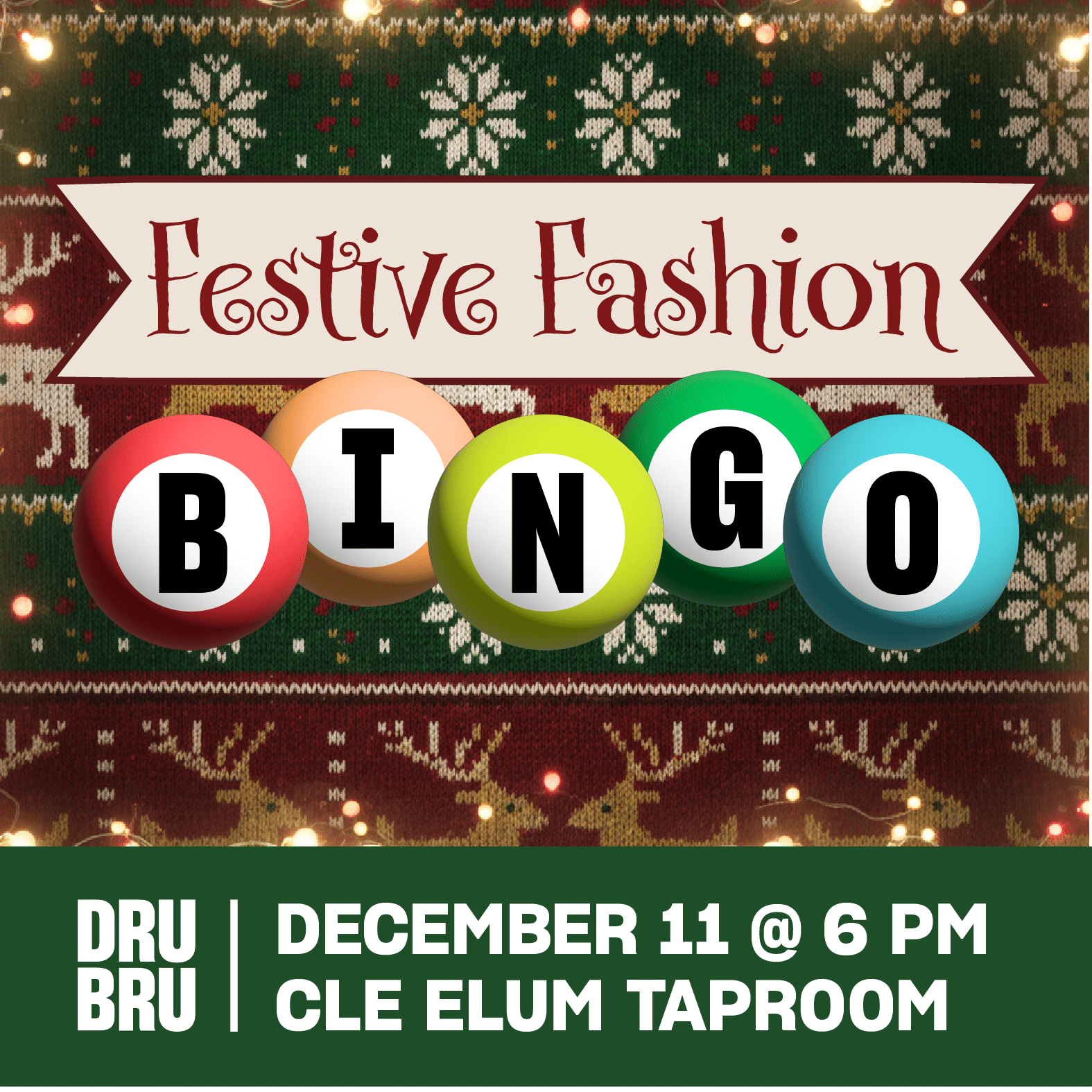 Festive Fashion BINGO!