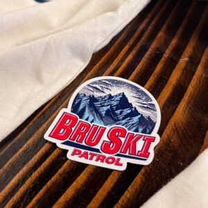 Sticker - Bru Ski Retro