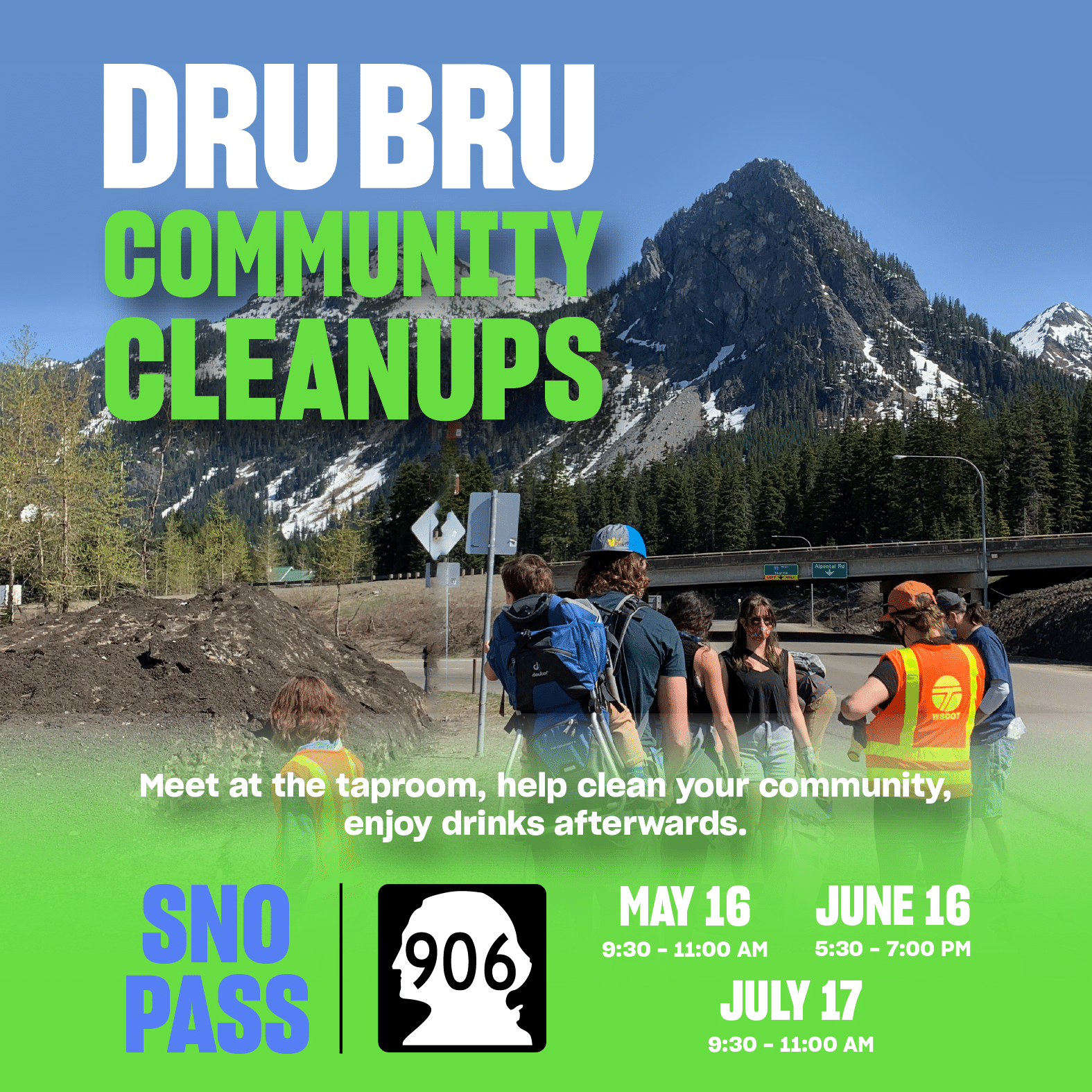 Community Cleanups - Sno Pass