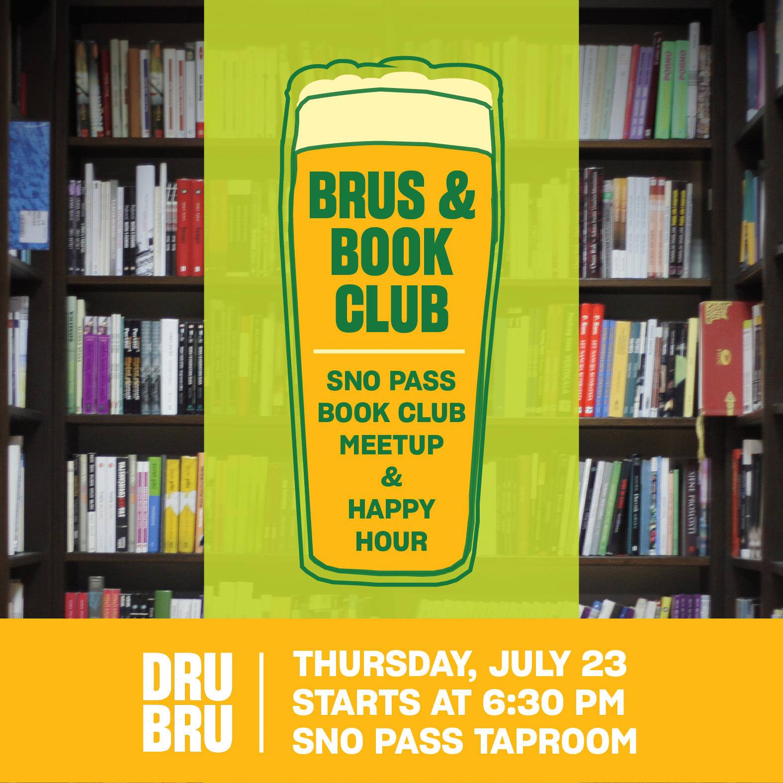 Brus & Book Club: Snoqualmie Pass Book Club Meetup