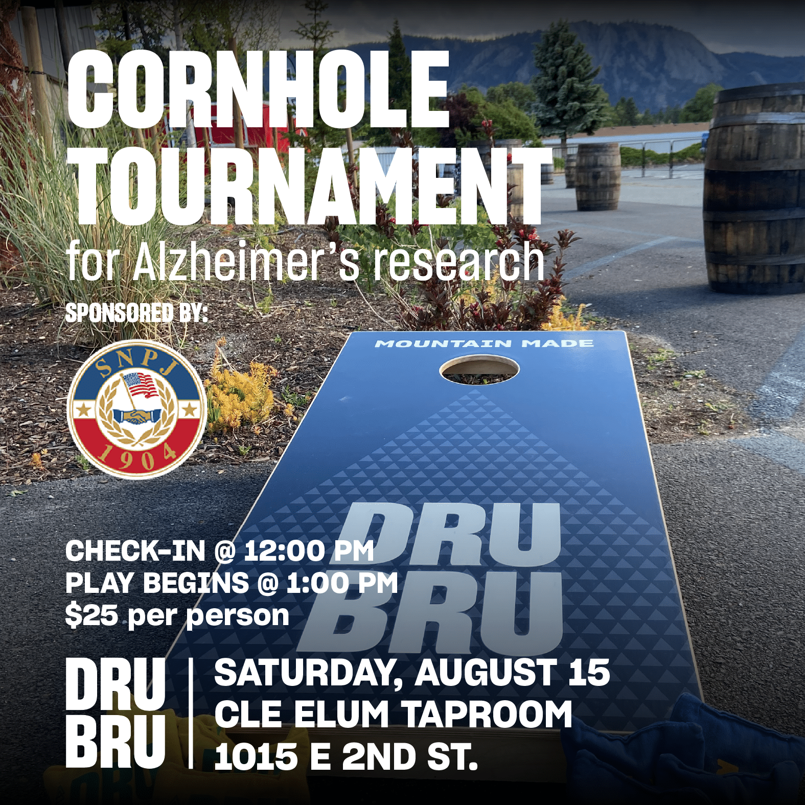 Cornhole Tournament for Alzheimer's Research