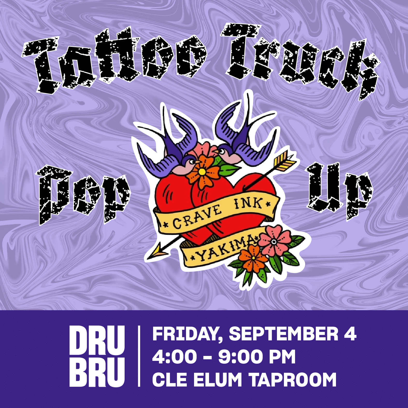 Crave Ink Tattoo Truck Pop-Up